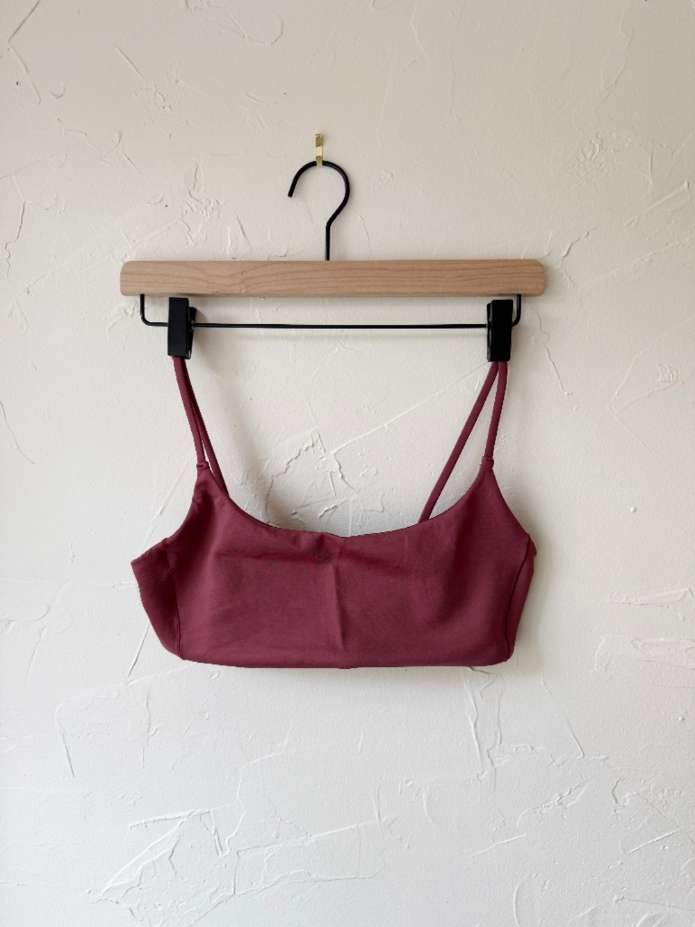 Left On Friday Pool Days Top in Desert Plum, size M